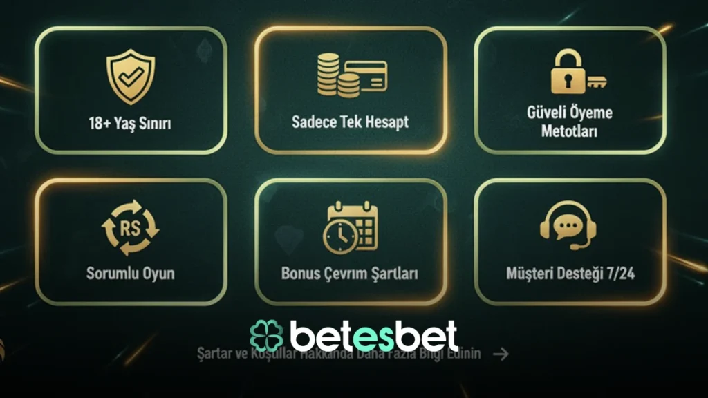 Betesbet Genel Kurallar